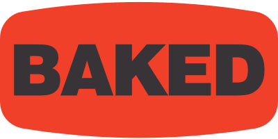Baked  Label | Roll of 1,000