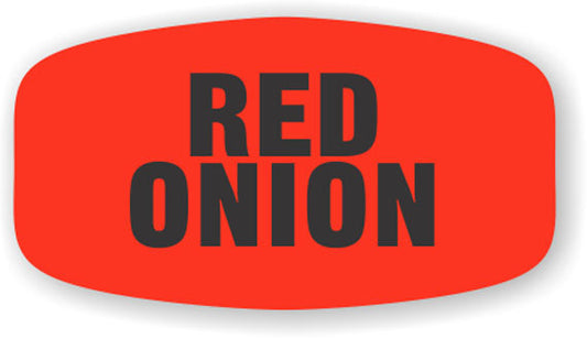 Red Onion Label | Roll of 1,000