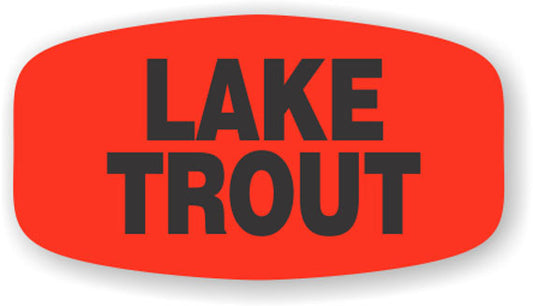 Lake Trout  Label | Roll of 1,000