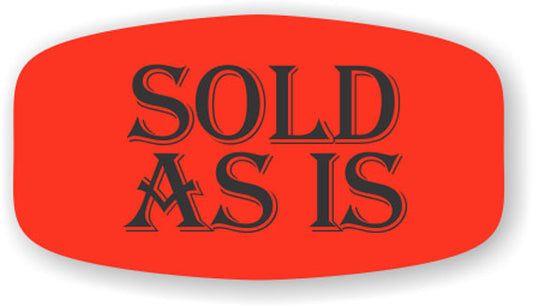 Sold As Is  Label | Roll of 1,000