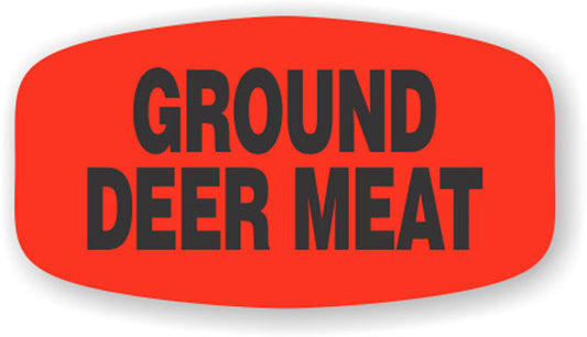 Ground Deer Meat  Label | Roll of 1,000