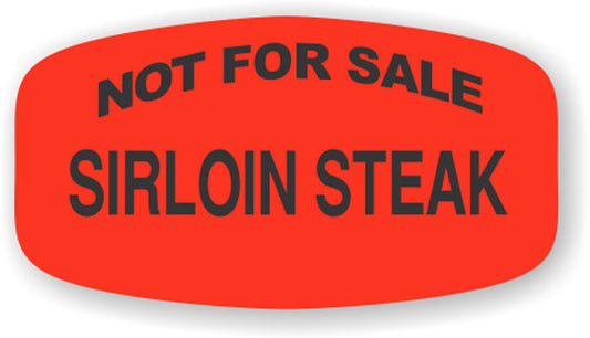 Not For Sale Sirloin Steak  Label | Roll of 1,000