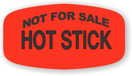 Not For Sale Hot Stick Label | Roll of 1,000