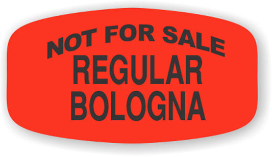 Not For Sale Regular Bologna  Label | Roll of 1,000