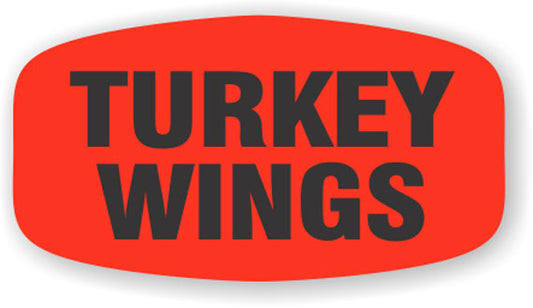 Turkey Wings  Label | Roll of 1,000