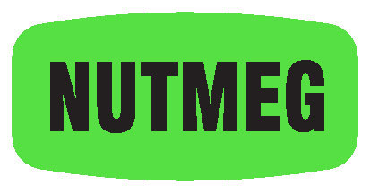 Nutmeg Label | Roll of 1,000