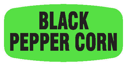 Black Pepper Corn Label | Roll of 1,000
