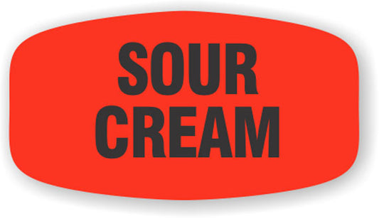 Sour Cream  Label | Roll of 1,000
