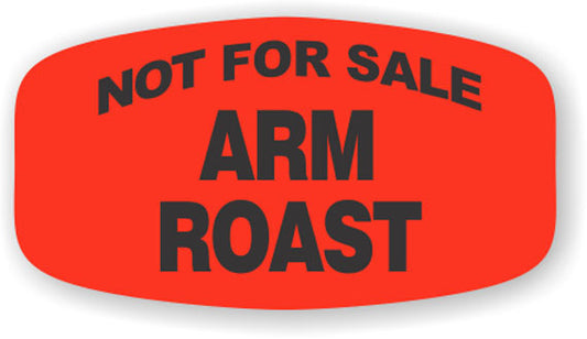 Not For Sale Arm Roast Label | Roll of 1,000