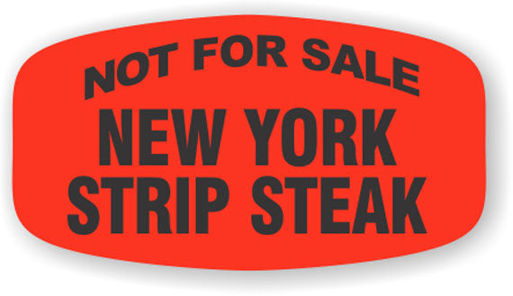 Not For Sale N.Y. Strip Steak Label | Roll of 1,000