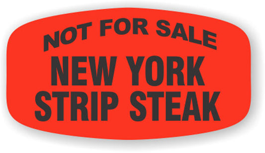 Not For Sale N.Y. Strip Steak Label | Roll of 1,000