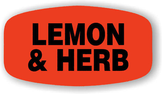 Lemon & Herb Label | Roll of 1,000