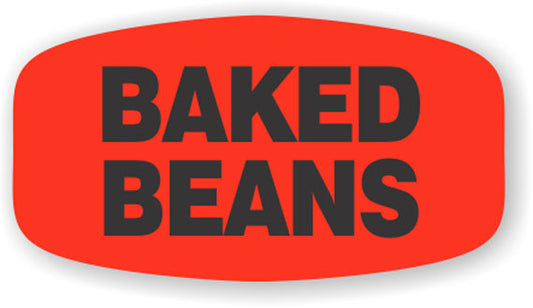 Baked Beans Label | Roll of 1,000