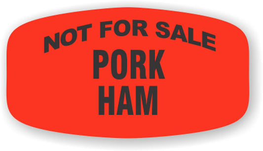 Not for Sale Pork Ham Label | Roll of 1,000