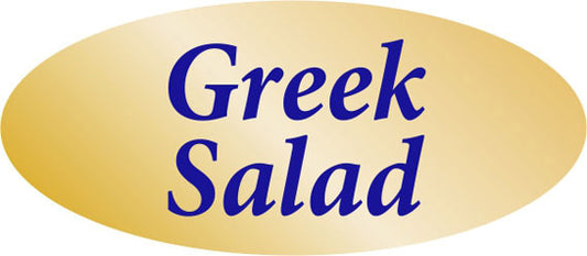 Greek Salad Label | Roll of 500