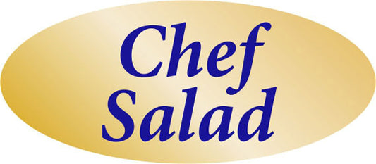 Chef Salad Label | Roll of 500