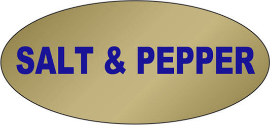 Salt & Pepper Label | Roll of 500