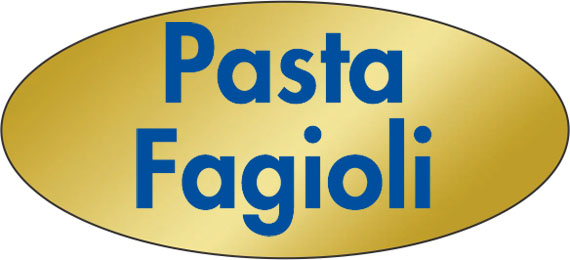 Pasta Fagioli Label | Roll of 500