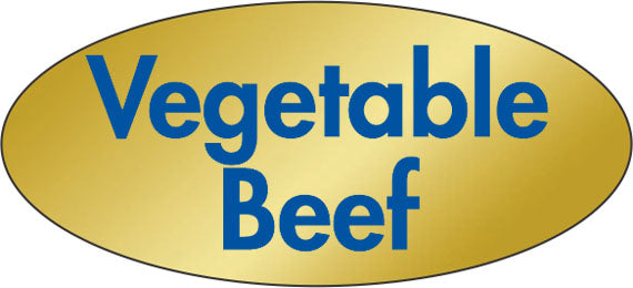 Vegetable Beef Label | Roll of 500