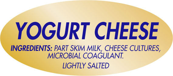Yogurt Cheese Label | Roll of 500