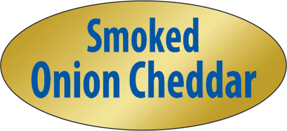 Smoked Onion Cheddar Label | Roll of 500