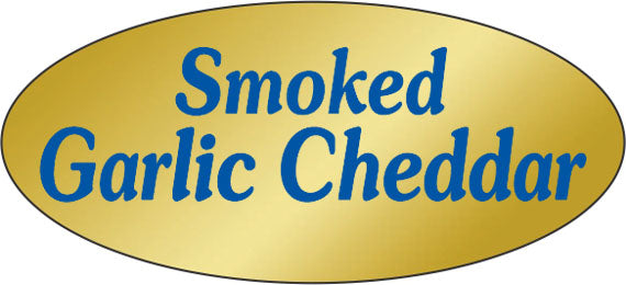Smoked Garlic Cheddar Label | Roll of 500