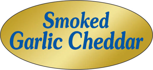 Smoked Garlic Cheddar Label | Roll of 500