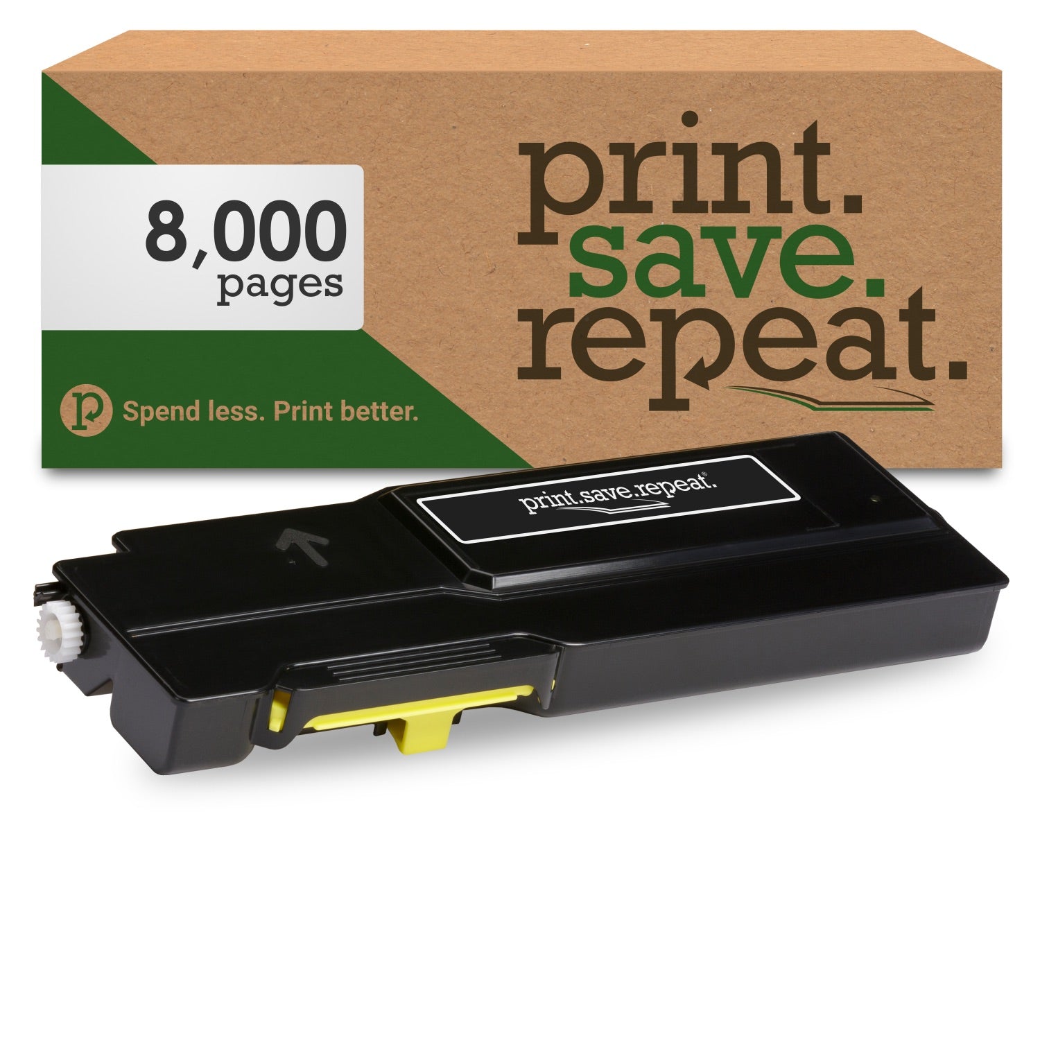106R03525 Extra High-Yield Toner, 8,000 Page-Yield, Yellow