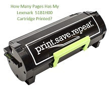 How Many Pages Has My Lexmark 51B1H00 Cartridge Printed?
