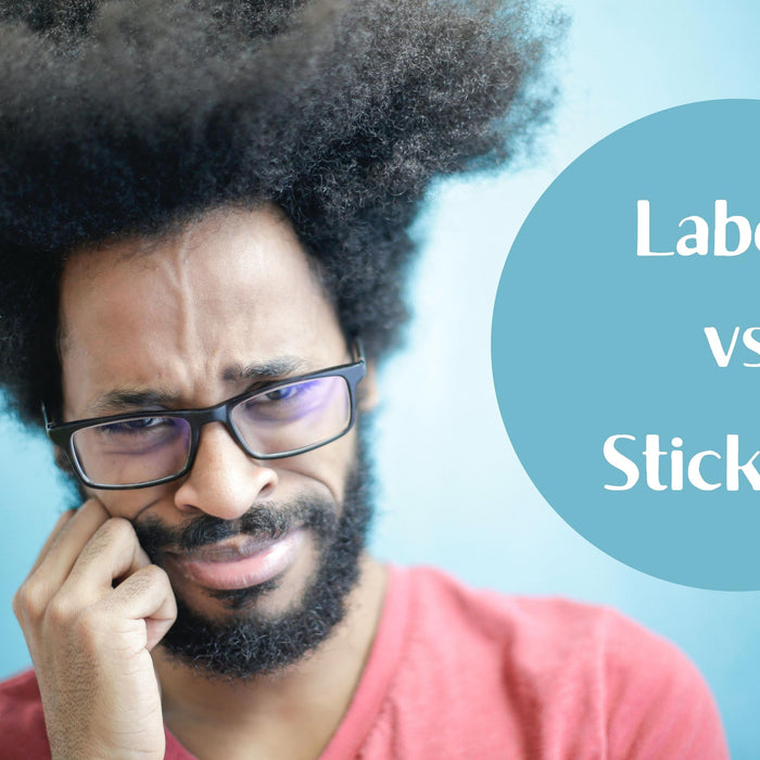 Stickers vs labels…Is there really a difference?