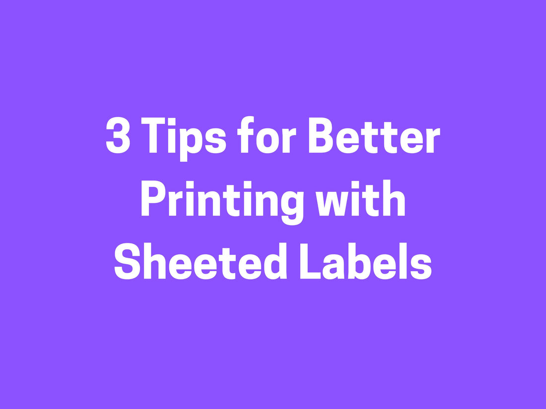 Laser Printer Label Tips