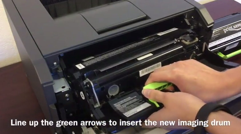 Lexmark MS410d / MS410dn: How to Replace your Imaging Drum Unit ...