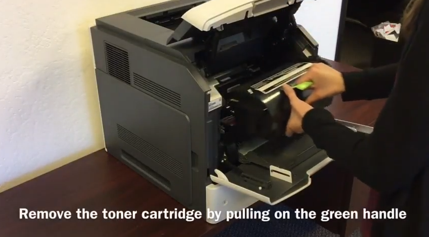 Lexmark MS811: How to Replace the Toner Cartridge