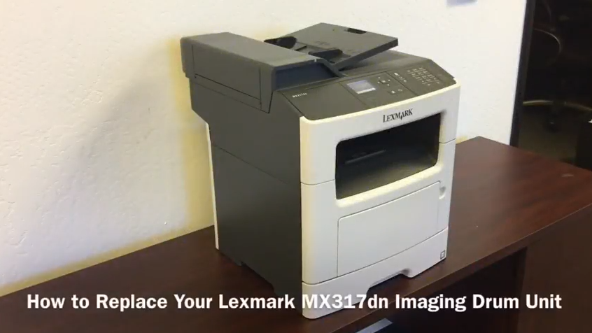 Lexmark MX317dn: How to Replace Your Imaging Drum Unit