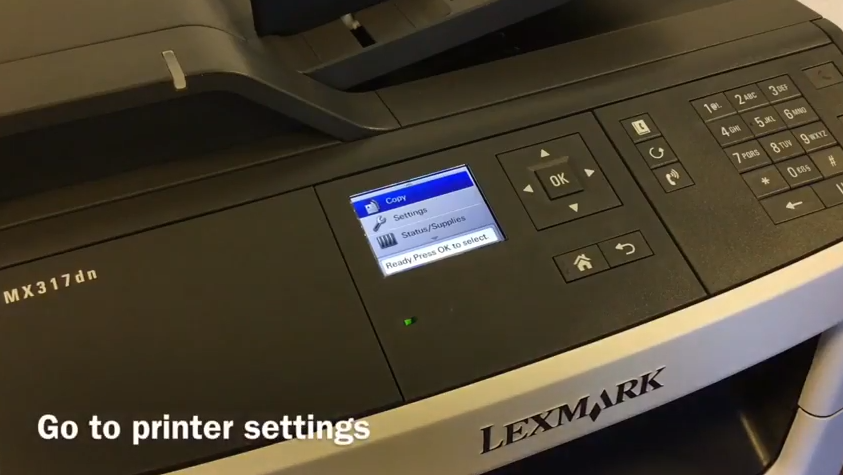Lexmark MX317dn: How to Set Your Printer to Print on Labels