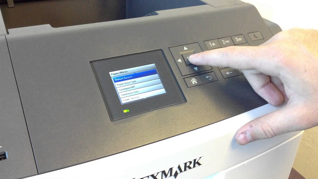 Lexmark MS812de / MS812dn / MS812dtn: How to Print on Labels
