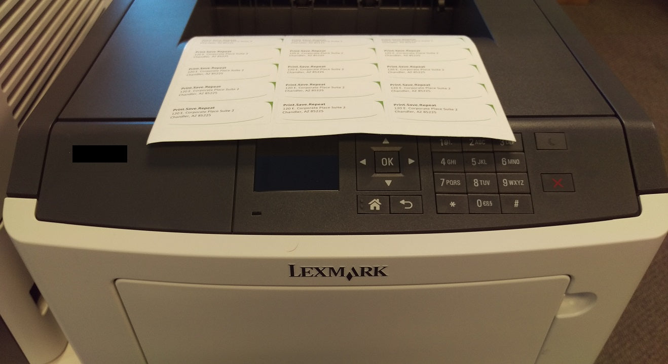 Lexmark MS415dn: How to Set to Print on Labels – Print.Save.Repeat.