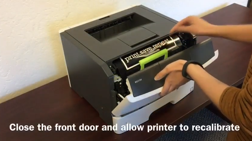 Lexmark MS310d: How to Replace the Toner Cartridge