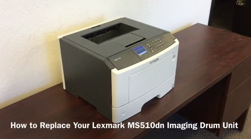 Lexmark MS510dn: How to Replace the Imaging Drum Unit