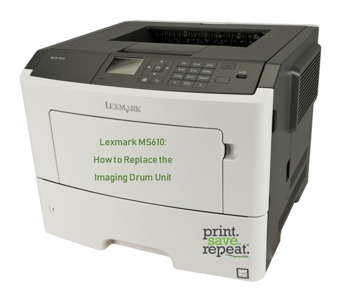 Lexmark MS610: How to Change the Imaging Drum Unit