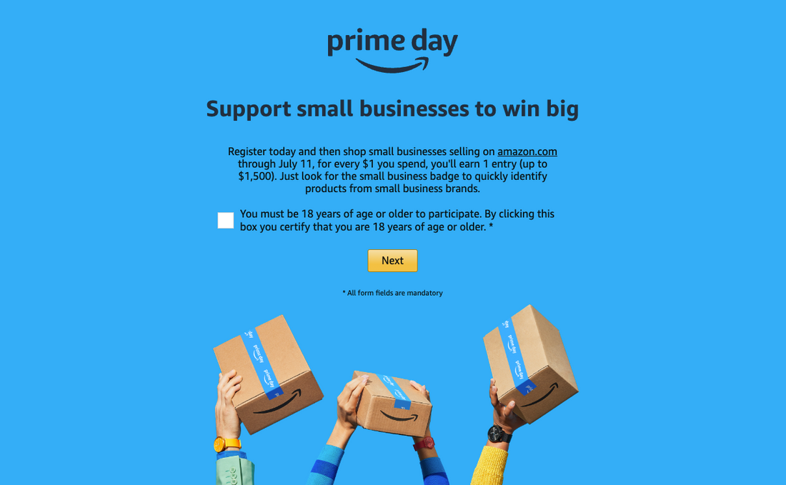 Print.Save.Repeat. Purchases Qualify for Amazon Prime Day Small Business Sweepstakes