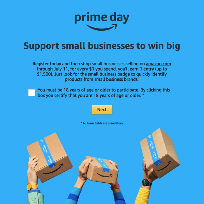 Print.Save.Repeat. Purchases Qualify for Amazon Prime Day Small Business Sweepstakes