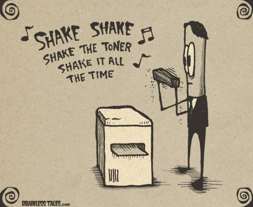 TBT: How to Shake a Toner Cartridge