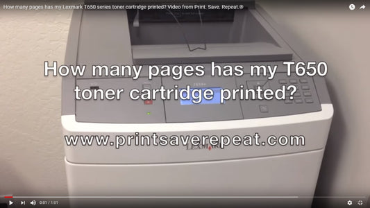How Many Pages Has My Lexmark T650 Printer Printed?