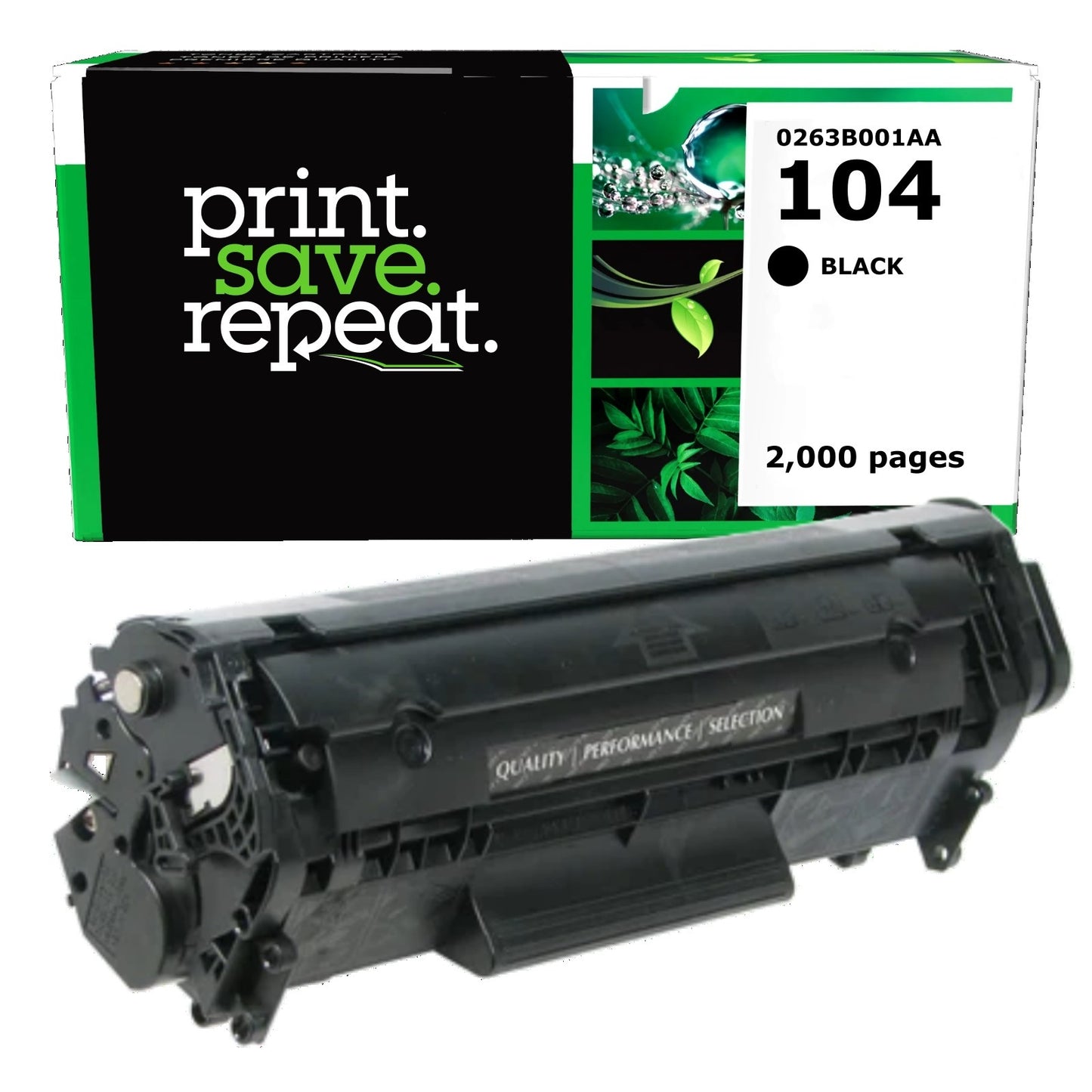 Canon 104/FX9/FX10 Remanufactured Toner Cartridge [2,000 Pages]