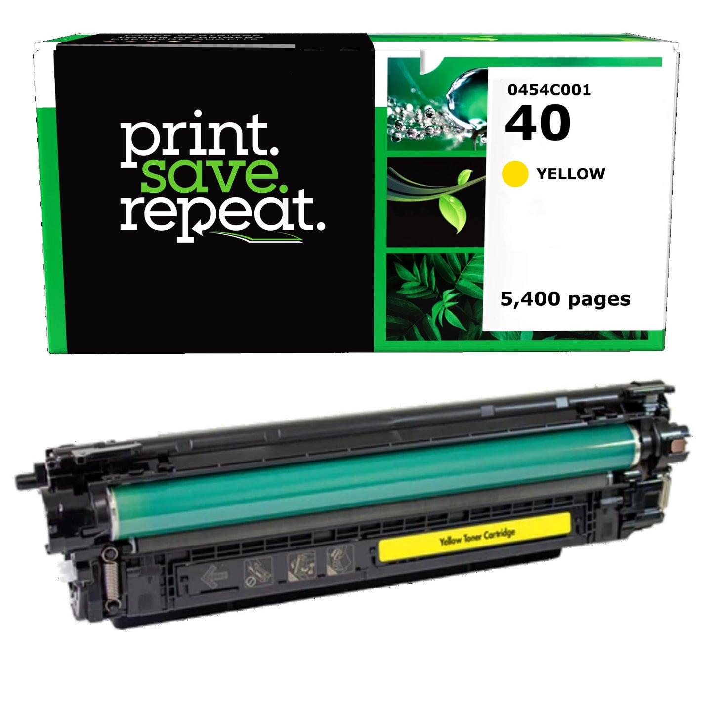Canon 040 Yellow Remanufactured Toner Cartridge [5,400 Pages]