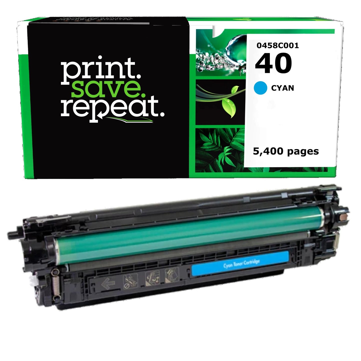 Canon 040 Cyan Remanufactured Toner Cartridge [5,400 Pages]
