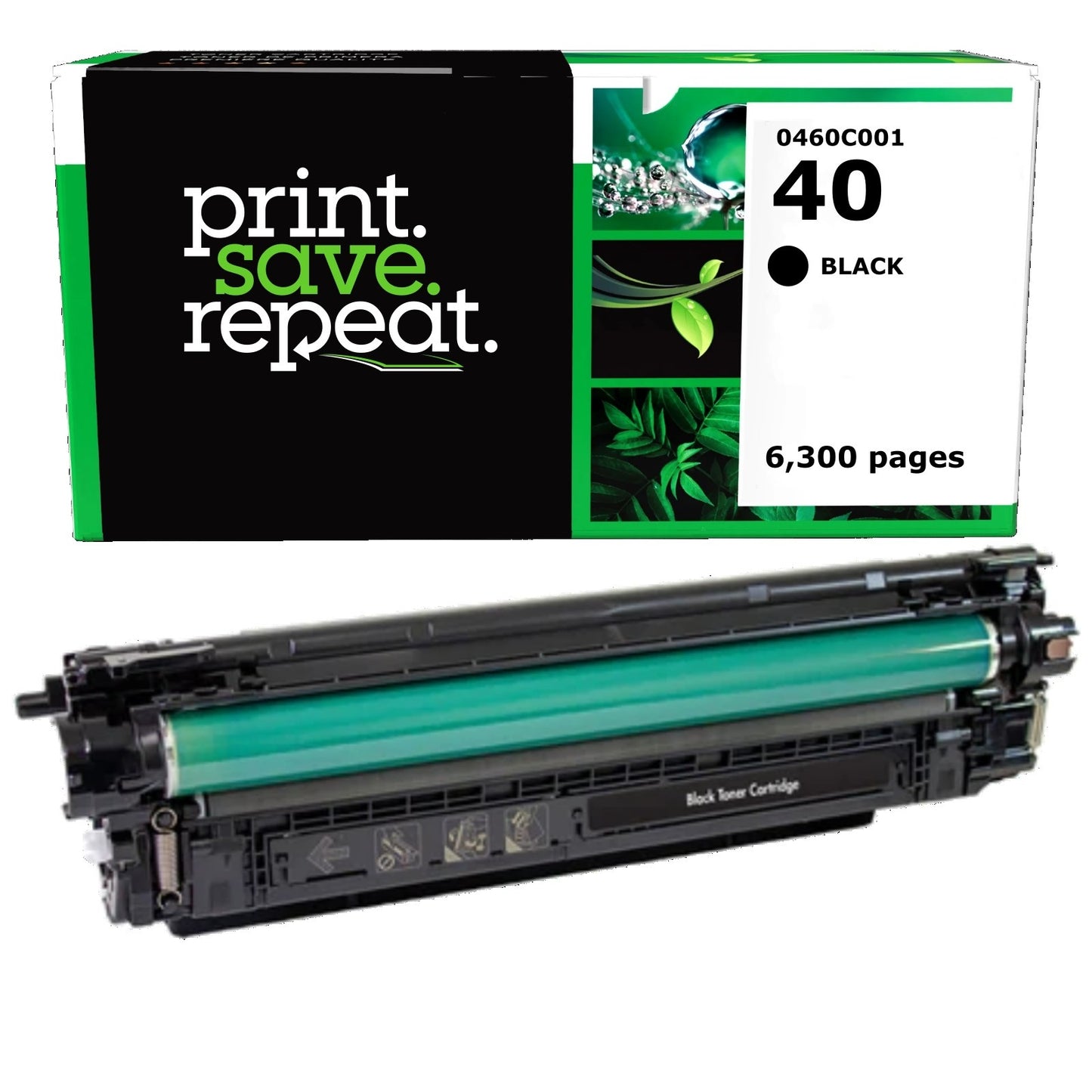 Canon 040 Black Remanufactured Toner Cartridge [6,300 Pages]