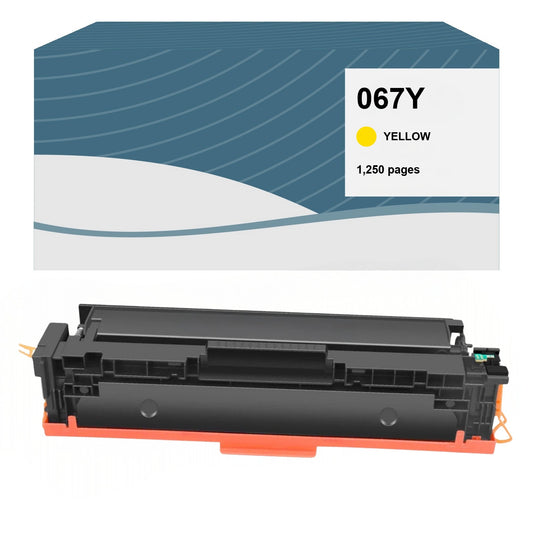 Canon 067 Yellow Compatible Toner Cartridge [1,250 Pages]