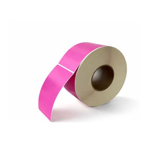 4" x 6" Pink Thermal Transfer Labels on 3" Core – 4 Rolls of 1,000 Labels
